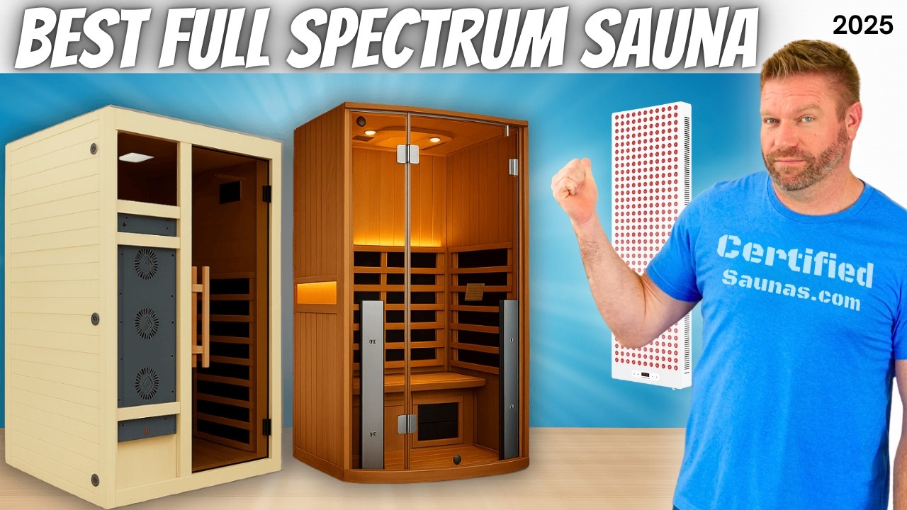 Best Full Spectrum Sauna With Red Light Therapy 2025 ? (Clearlight vs Heavenly Heat vs Sunlighten)
